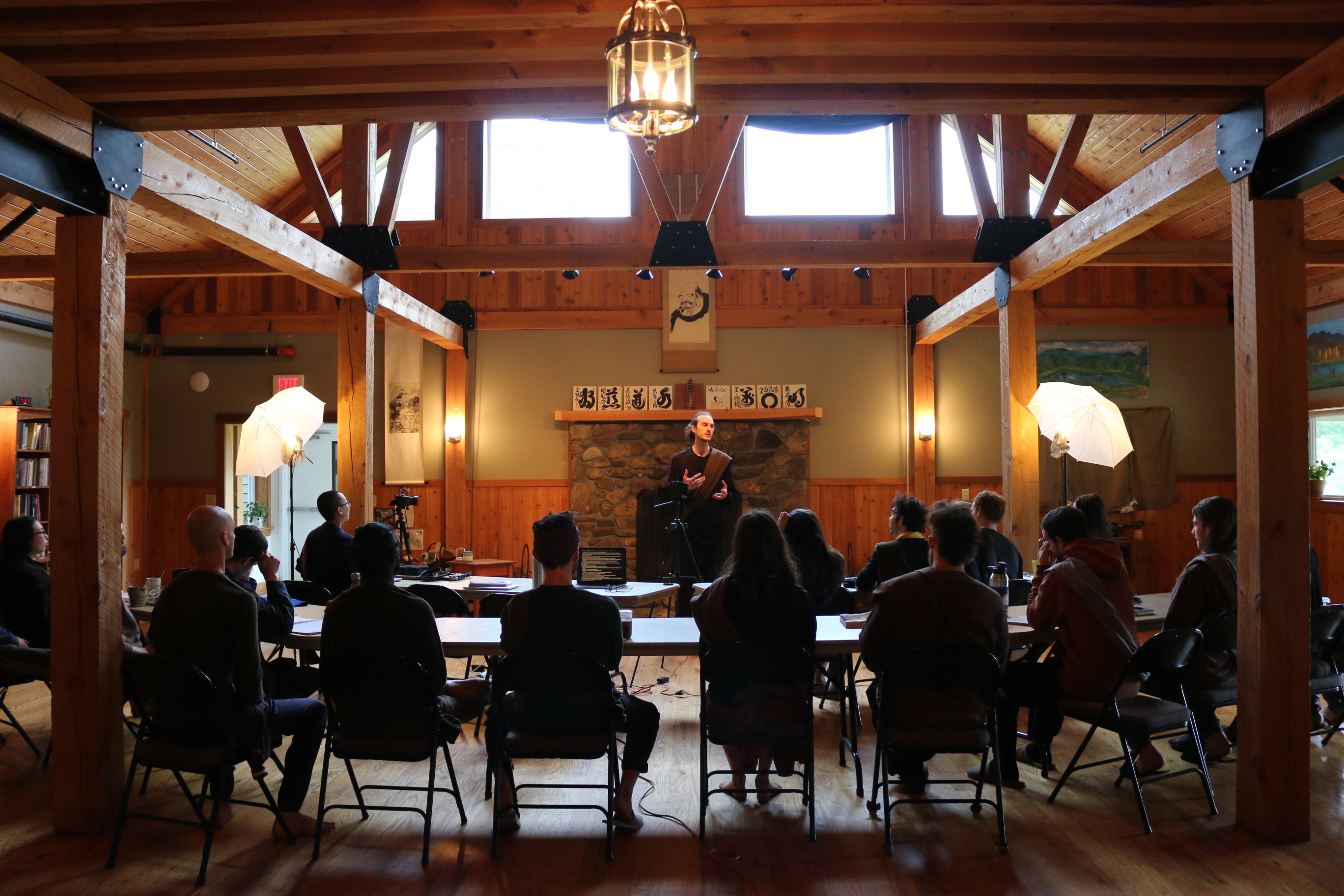 Lecture in main hall